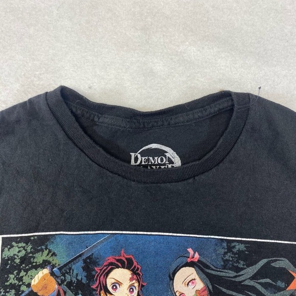 Demon Slayer Anime Graphic Tee Thrifted Vintage Style Size S - Picture 9 of 10